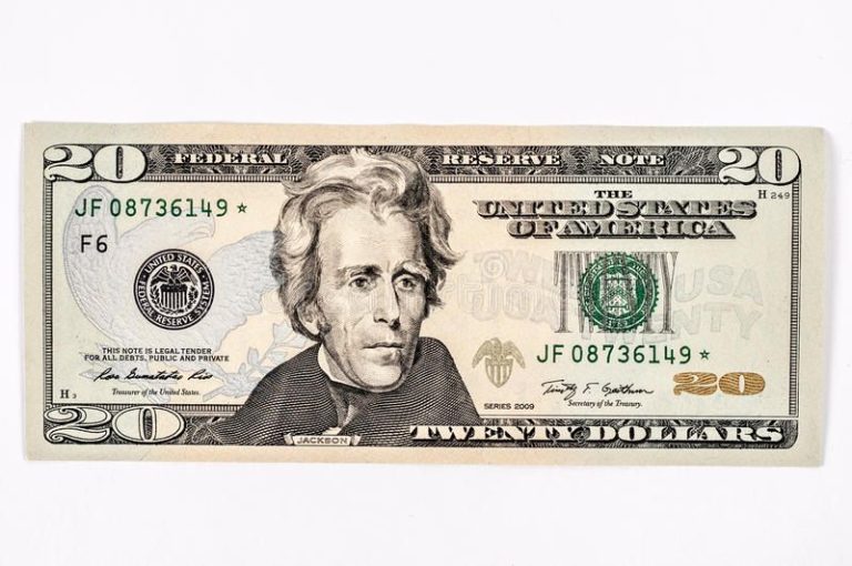 Counterfeit Money 20 Dollar Bill
