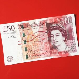 Counterfeit 50 Pound Note