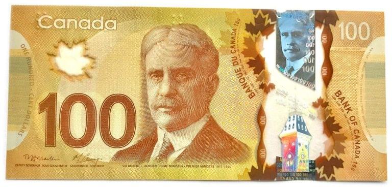 Fake 100 Dollar Bill Canada